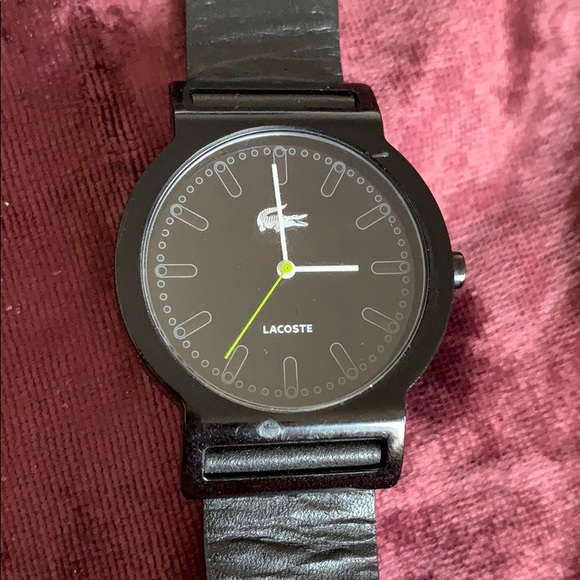 Lacoste leather black watch - Picture 3 of 7